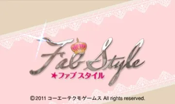 FabStyle (Japan) screen shot title
